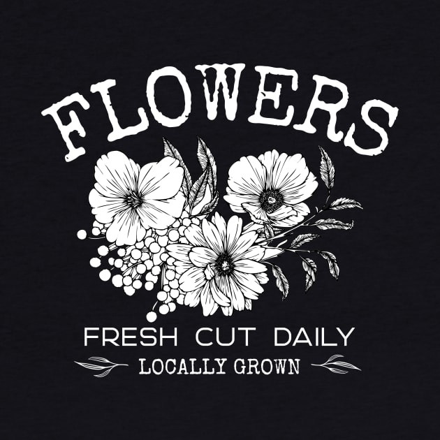 Farmer's Market Fresh Flower by Mountain Morning Graphics